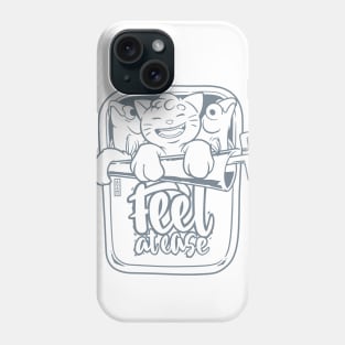 Feel At Ease: Grey Phone Case