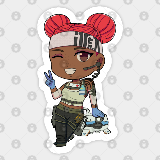 Chibi Lifeline - Apex Legends - Sticker | TeePublic