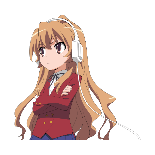 ToraDora Taiga Headphones by KokoroPopShop