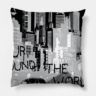 Tour around the world Pillow