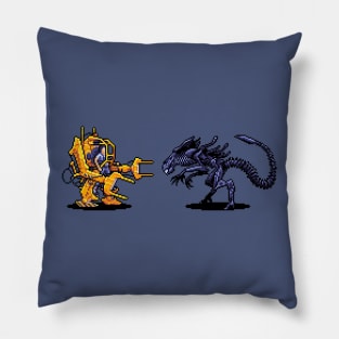 Power-Loader Vs Alien Queen Pillow