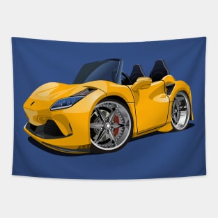 Cartoon car Tapestry