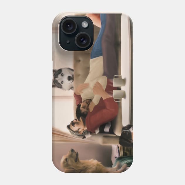 Morning Cuddles Phone Case by nightqueen