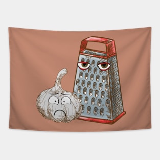 Garlic and Grater Tapestry