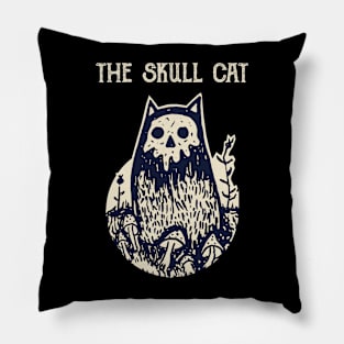 the SKULL CAT Pillow