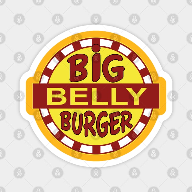 BIG BELLY BURGER (arrow) Magnet by LuksTEES