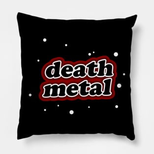 death metal Pillow