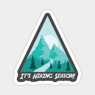 Hiking Season Magnet