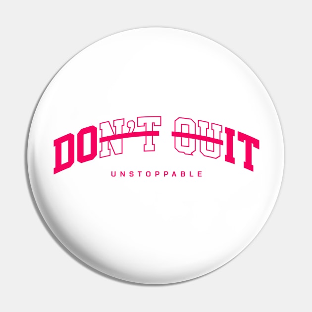 unstoppable series - pink red print Pin by MplusC