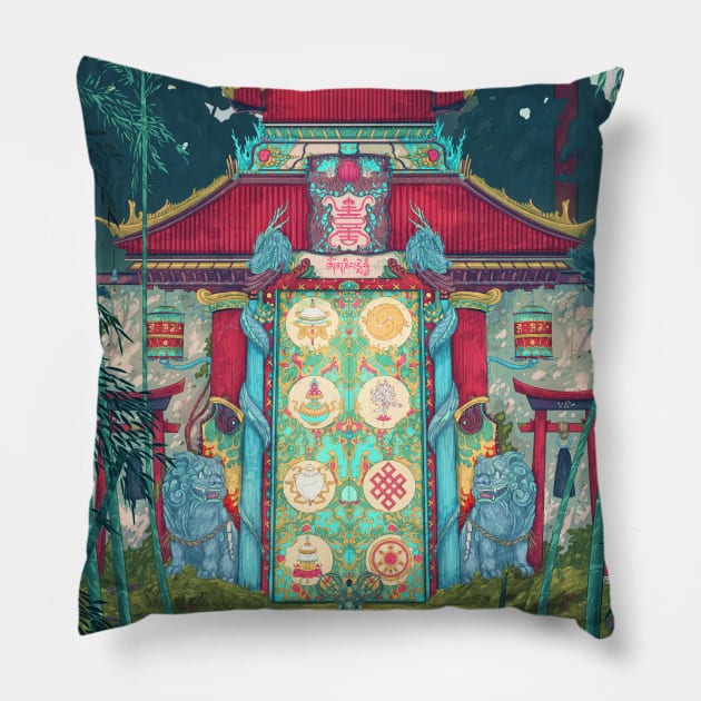 The 8ight Jewels Gate Pillow by Voyager 