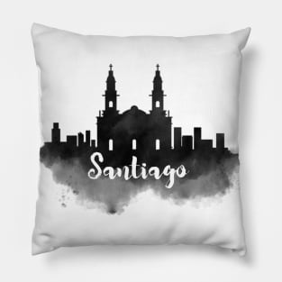 Santiago watercolor Pillow