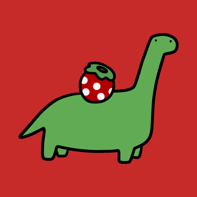 Strawberry Brontosaurus by saradaboru