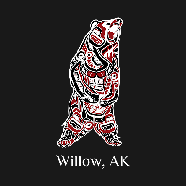 Willow Alaska Native American Indian Brown Grizzly Bear Gift by twizzler3b