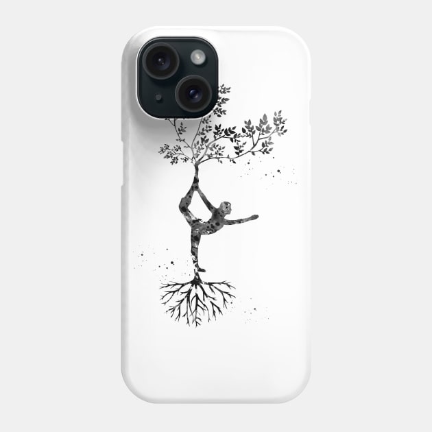 Yoga pose Phone Case by erzebeth