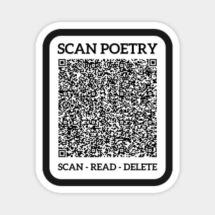 Scan Poetry Project - Storm in the Black Forest Magnet