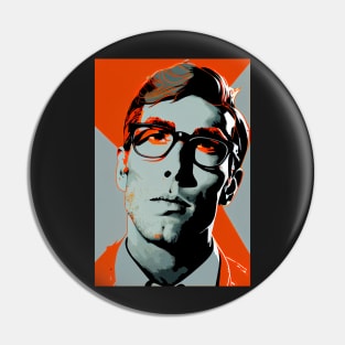 Modern man in pop-art style Pin