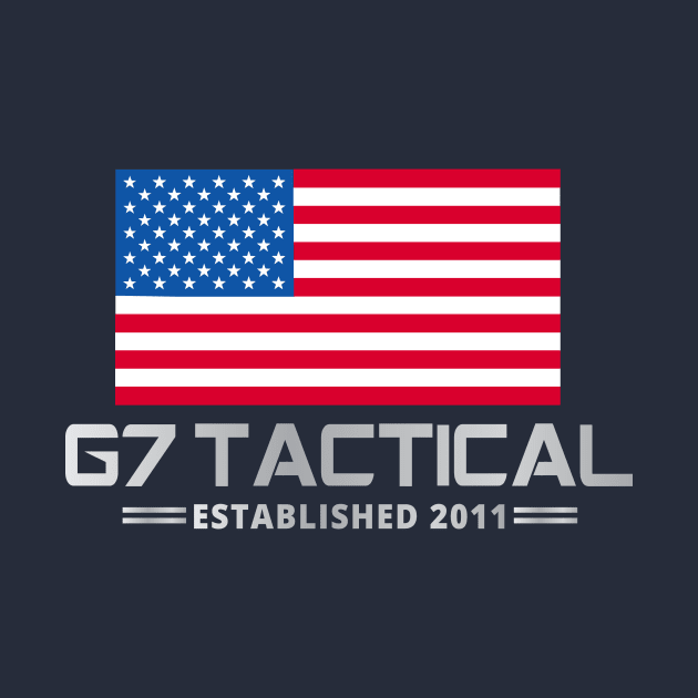 Red White & Blue Flag Logo by G7 Tactical