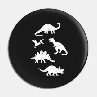 Dinosaurs on Black Pin