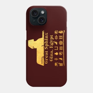 Great Sphinx: Giza, Egypt V02 Phone Case