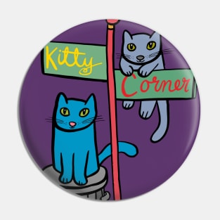 Kitty Corner Pin