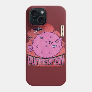 Giant Pufferfish Megamine, Epic Funny Monster Attack Phone Case