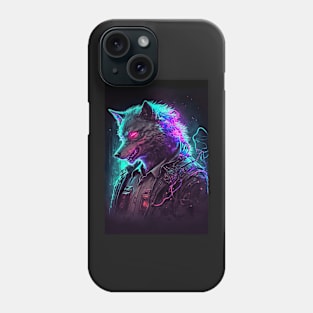 Cool Wolf Portrait Phone Case