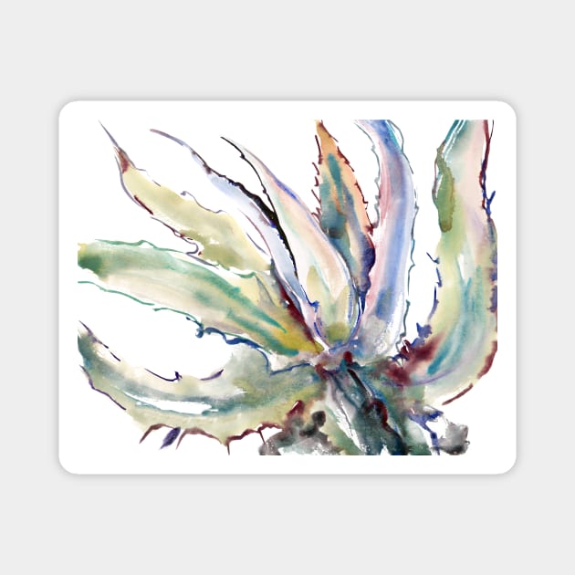 Agave, Abstract Magnet by surenart