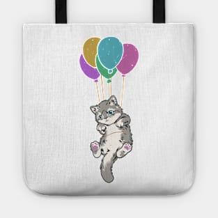 Cat balloons Tote