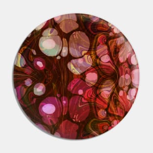 Abstract Marbling Pattern Pin