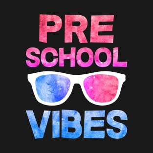 Preschool Grade Vibes First Day Of School Back To School T-Shirt