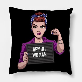 Gemini Woman Pillow