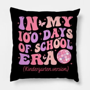 In My 100 Days of School Era, Retro Kindergarten Teacher Pillow