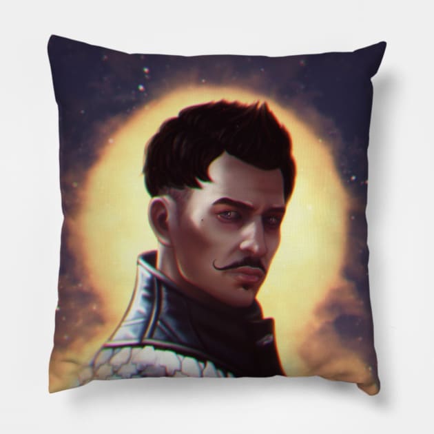 Dorian Pavus Pillow by Purplehate