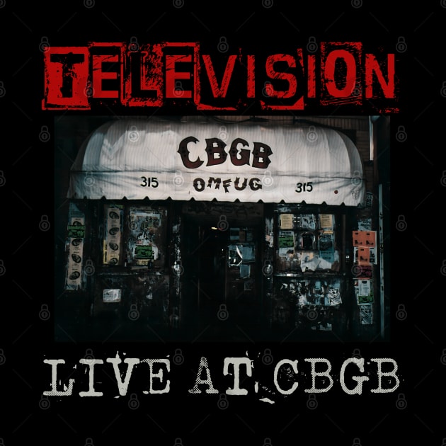 television live at cbgb by kusuka ulis