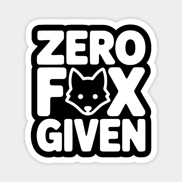 Zero Fox Given Magnet by Frank Ring