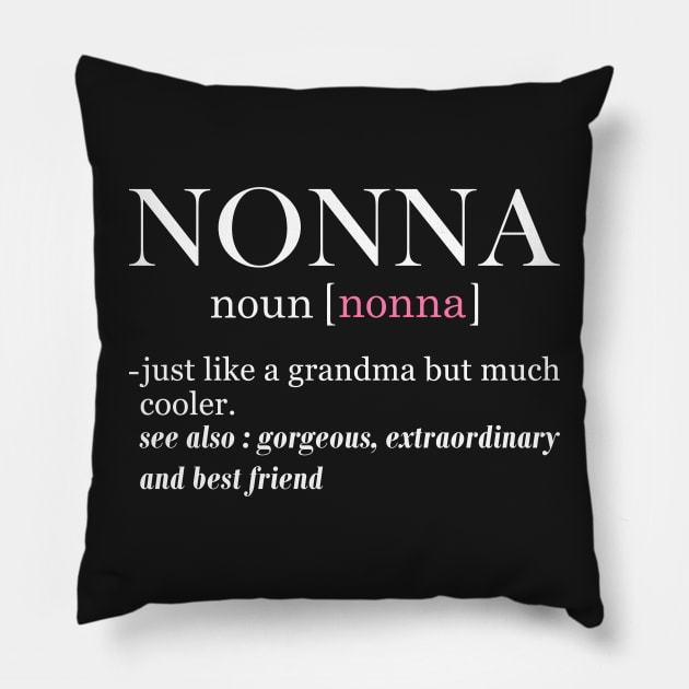 Nonna Definition Pillow by yass-art