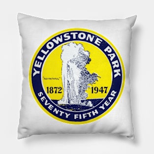 1947 Yellowstone Park Pillow