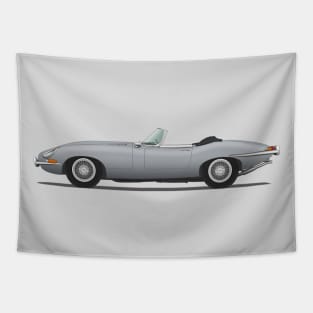 Jaguar E Type Roadster Mist Grey Tapestry