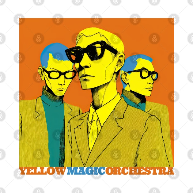 Yellow Magic Orchestra -- Original Fan Art Design by unknown_pleasures