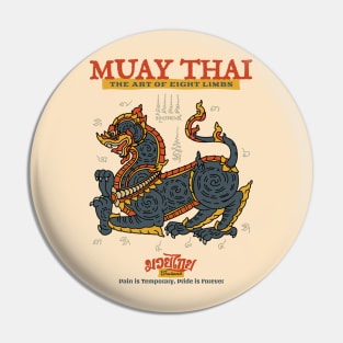 Vintage Muay Thai Boran Thai Lion Pin