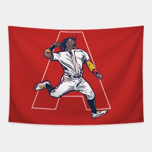 Ronald Acuna Jump Acuña Tapestry