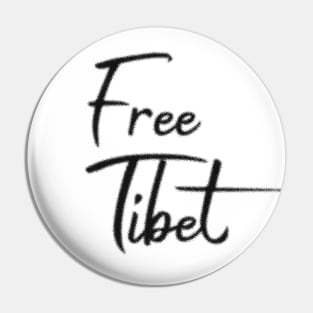 Free Tibet Pin