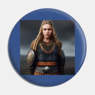 Viking Shield Maiden Pin