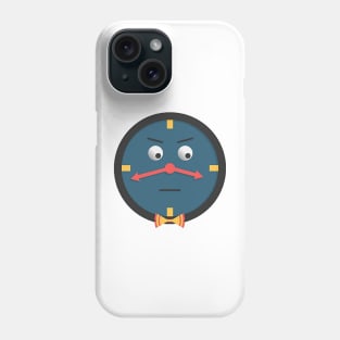 dot hug me im scared clock sticker Phone Case