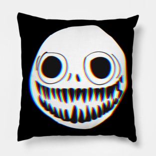 Scary Skull Face Pillow