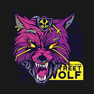 Cyberpunk Wolf T-Shirt