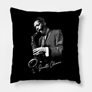 Ornette Coleman /\/ Retro Jazz Music Fan Design Pillow