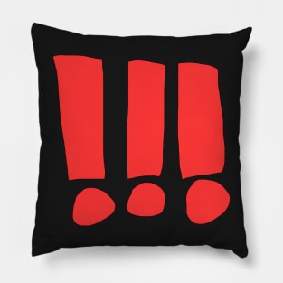 exclamation points Pillow