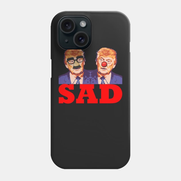 Trump Clown Buffoon Sad Phone Case by politictees