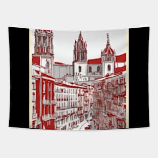 Spain vintage travel tourism 3 Tapestry